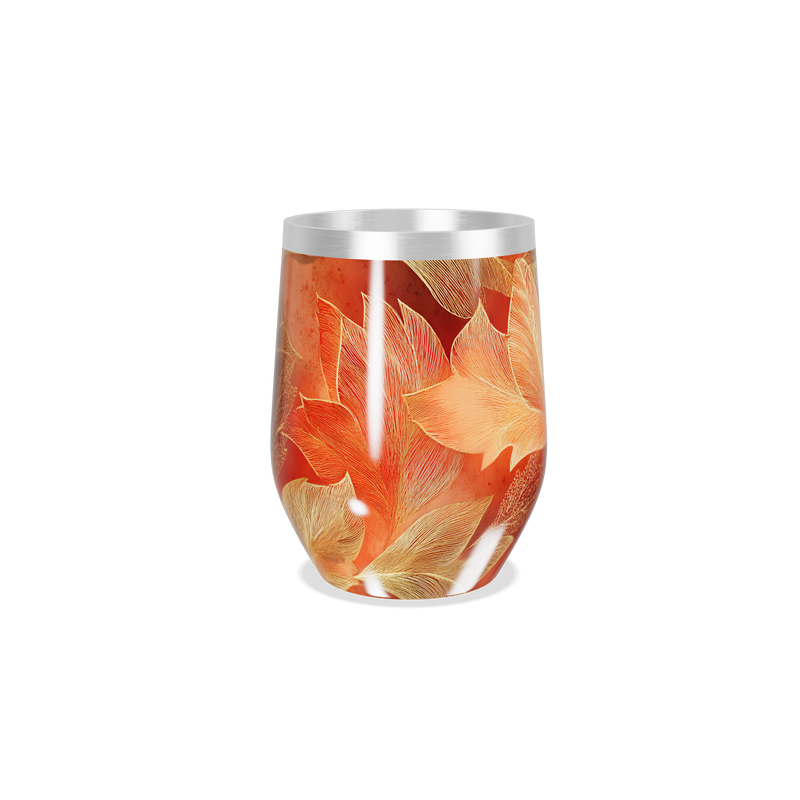 Copo Térmico Slim - Folhas Outono Aço Inox