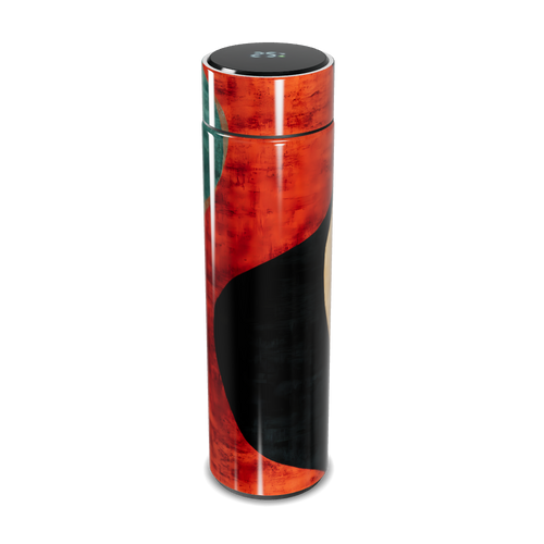 Garrafa Térmica Touch - Estampa Abstrata Colorida