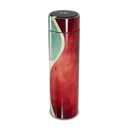 Garrafa Térmica Touch - Design Abstrato Colorido