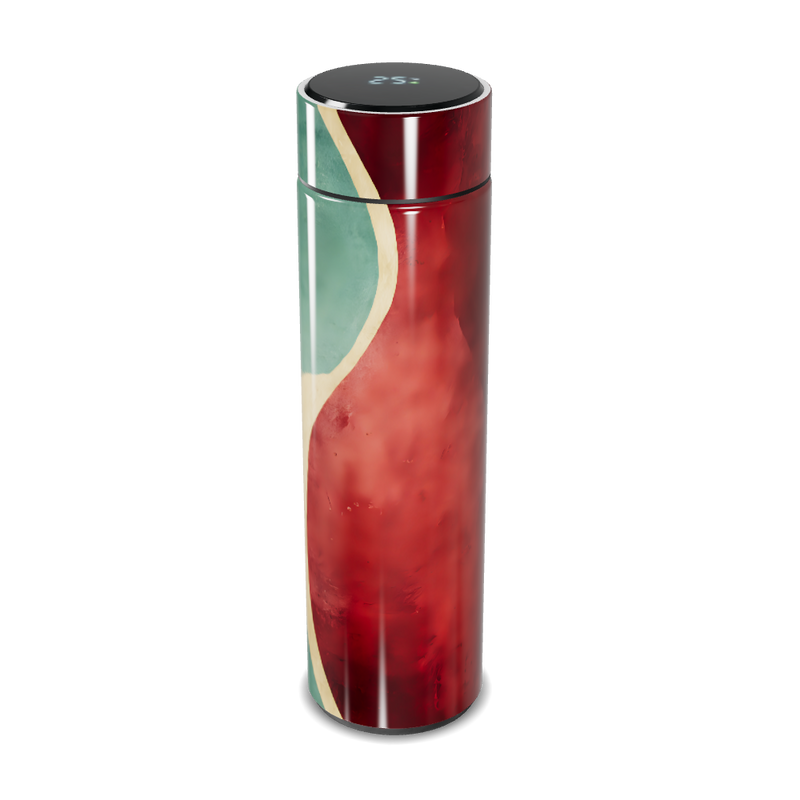 Garrafa Térmica Touch - Design Abstrato Colorido