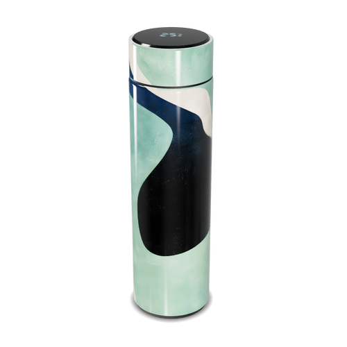 Garrafa Térmica Touch - Verde Estampada