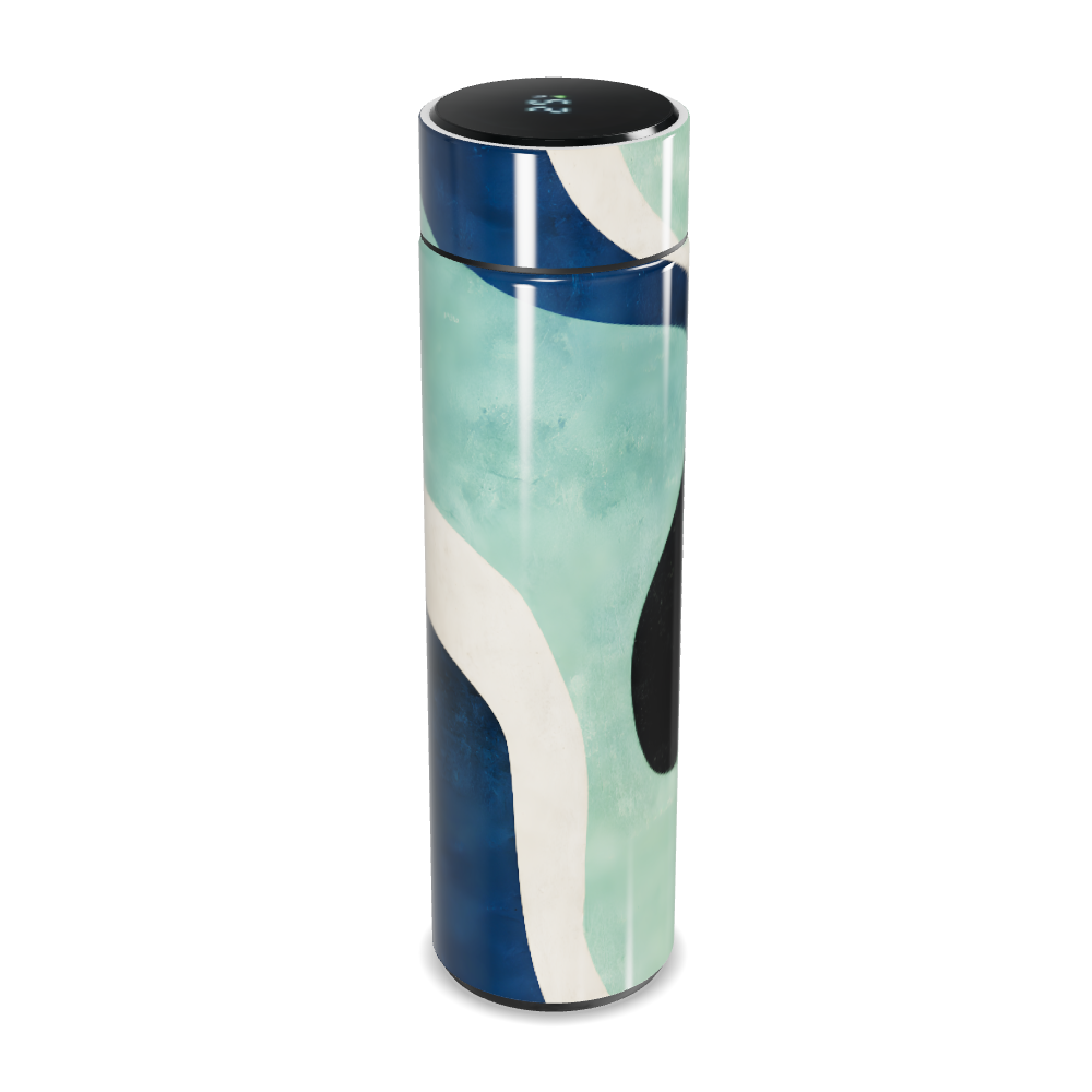 Garrafa Térmica Touch - Verde Estampada