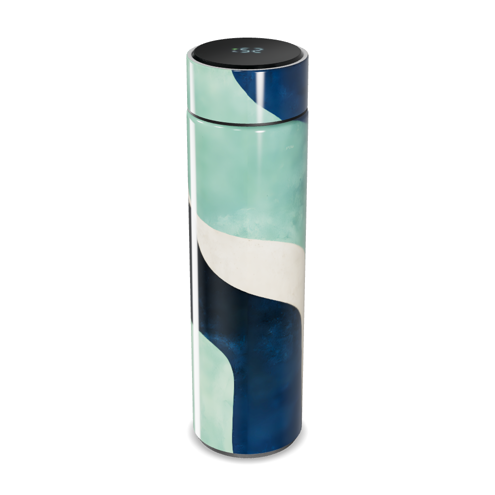 Garrafa Térmica Touch - Verde Estampada