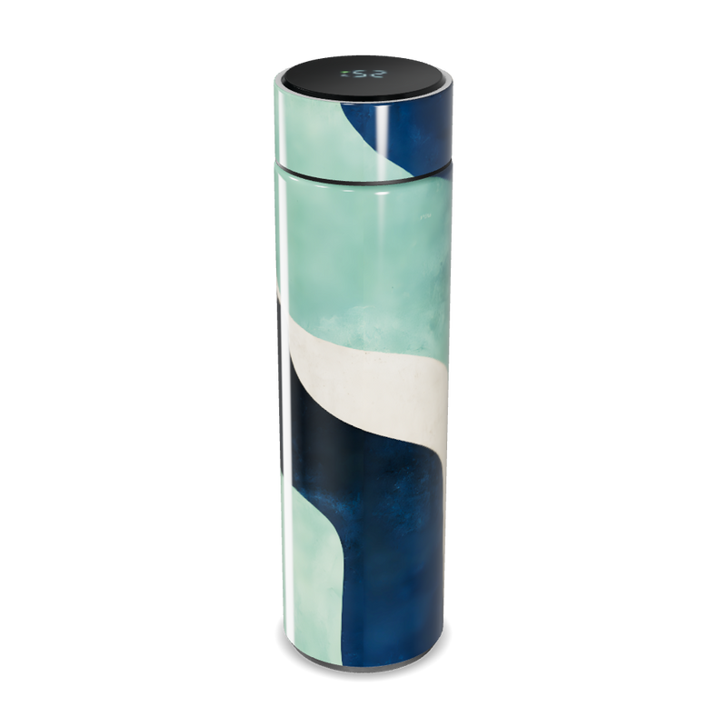 Garrafa Térmica Touch - Verde Estampada