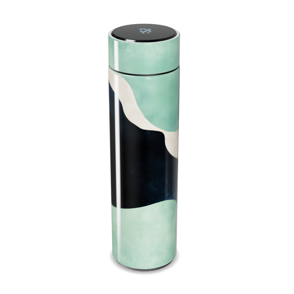 Garrafa Térmica Touch - Verde Estampada