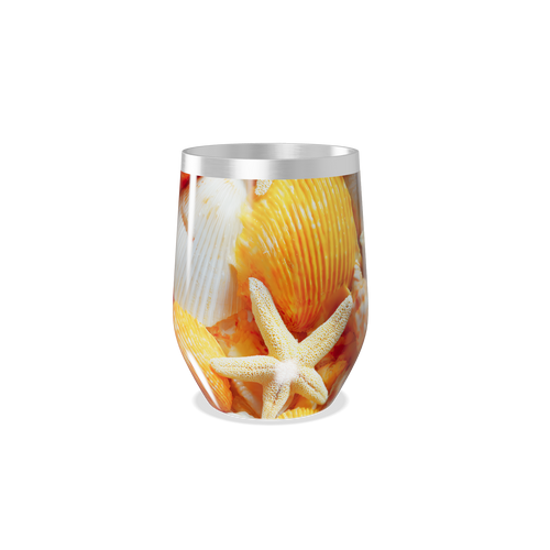 Copo Térmico Slim - Conchas e Estrelas do Mar