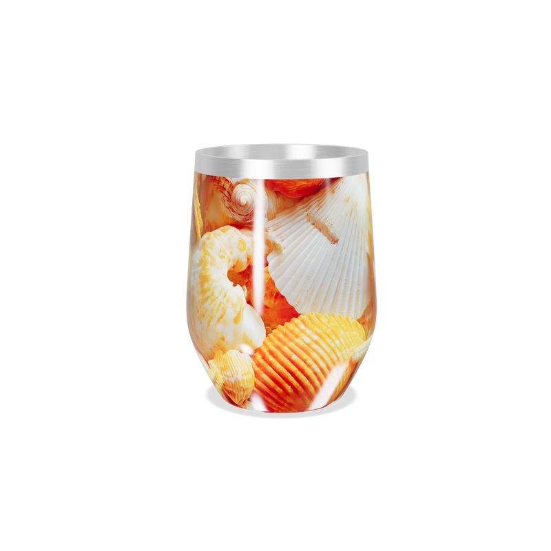 Copo Térmico Slim - Conchas e Estrelas do Mar