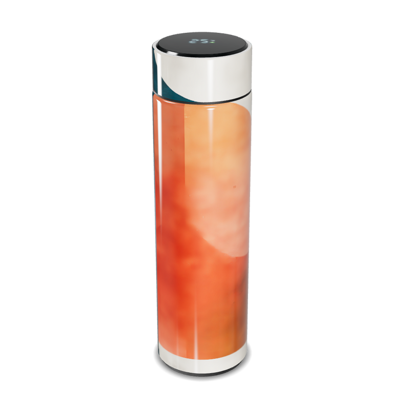 Garrafa Térmica Touch - Laranja Digital Inox