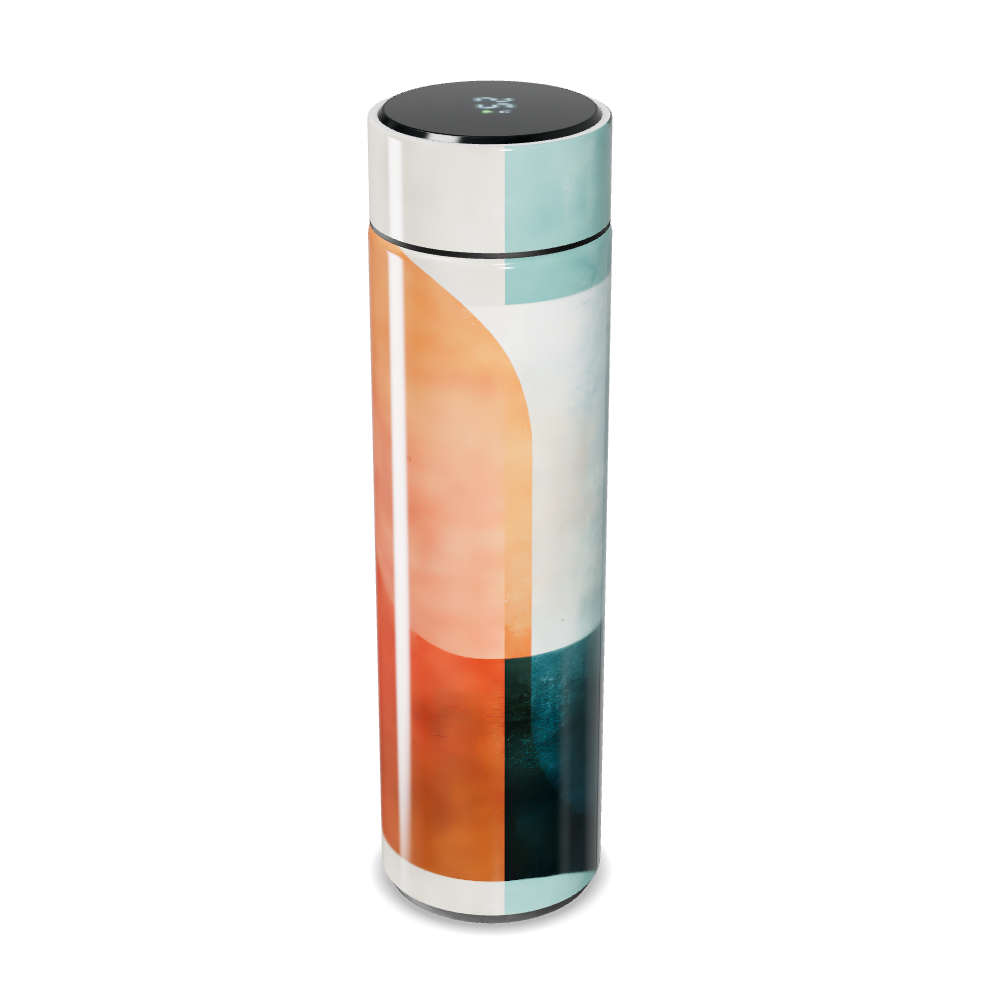 Garrafa Térmica Touch - Laranja Digital Inox