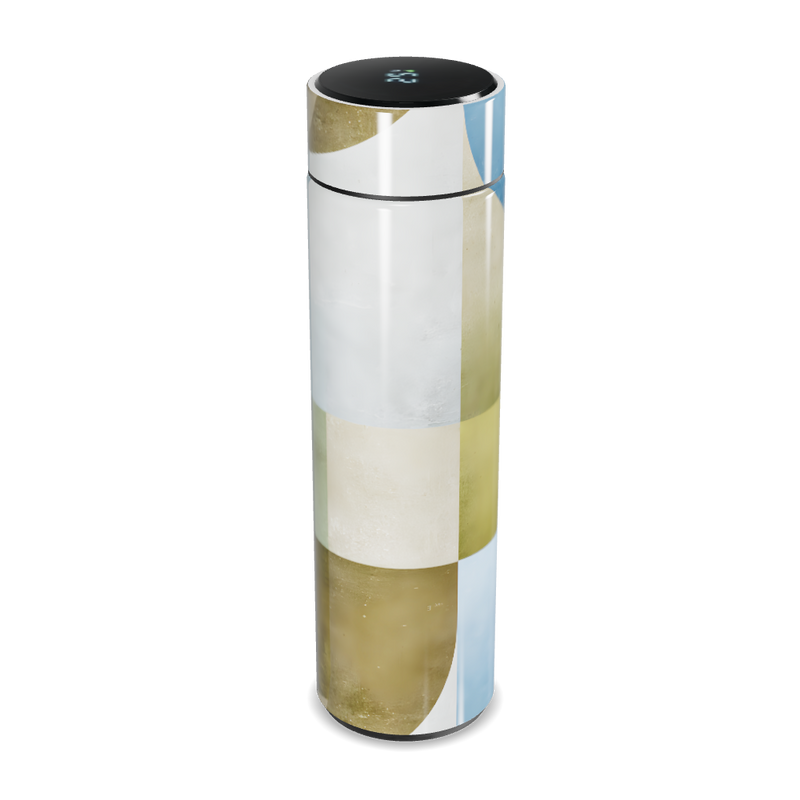 Garrafa Térmica Touch Azul e Amarela