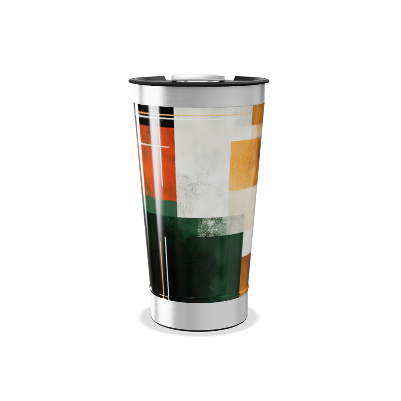 Copo Térmico - Estampa Geométrica Colorida
