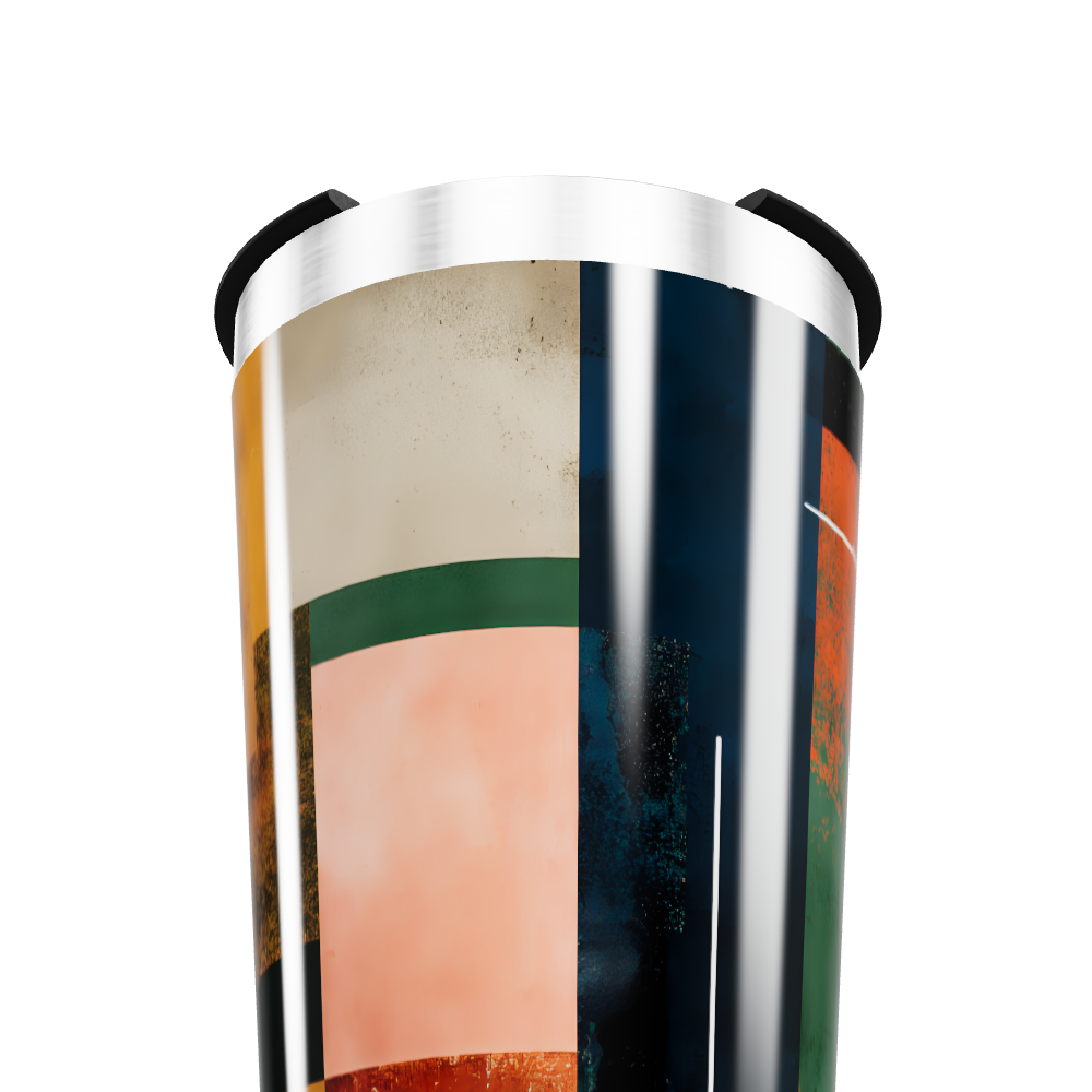 Copo Térmico - Estampa Geométrica Colorida