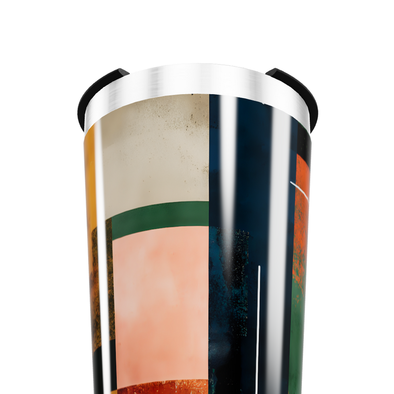 Copo Térmico - Estampa Geométrica Colorida