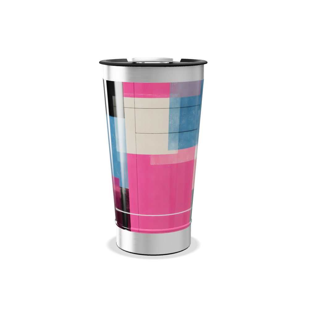 Copo Térmico - Estampa Geométrica Colorida