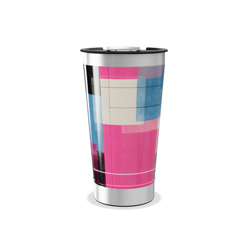 Copo Térmico - Estampa Geométrica Colorida