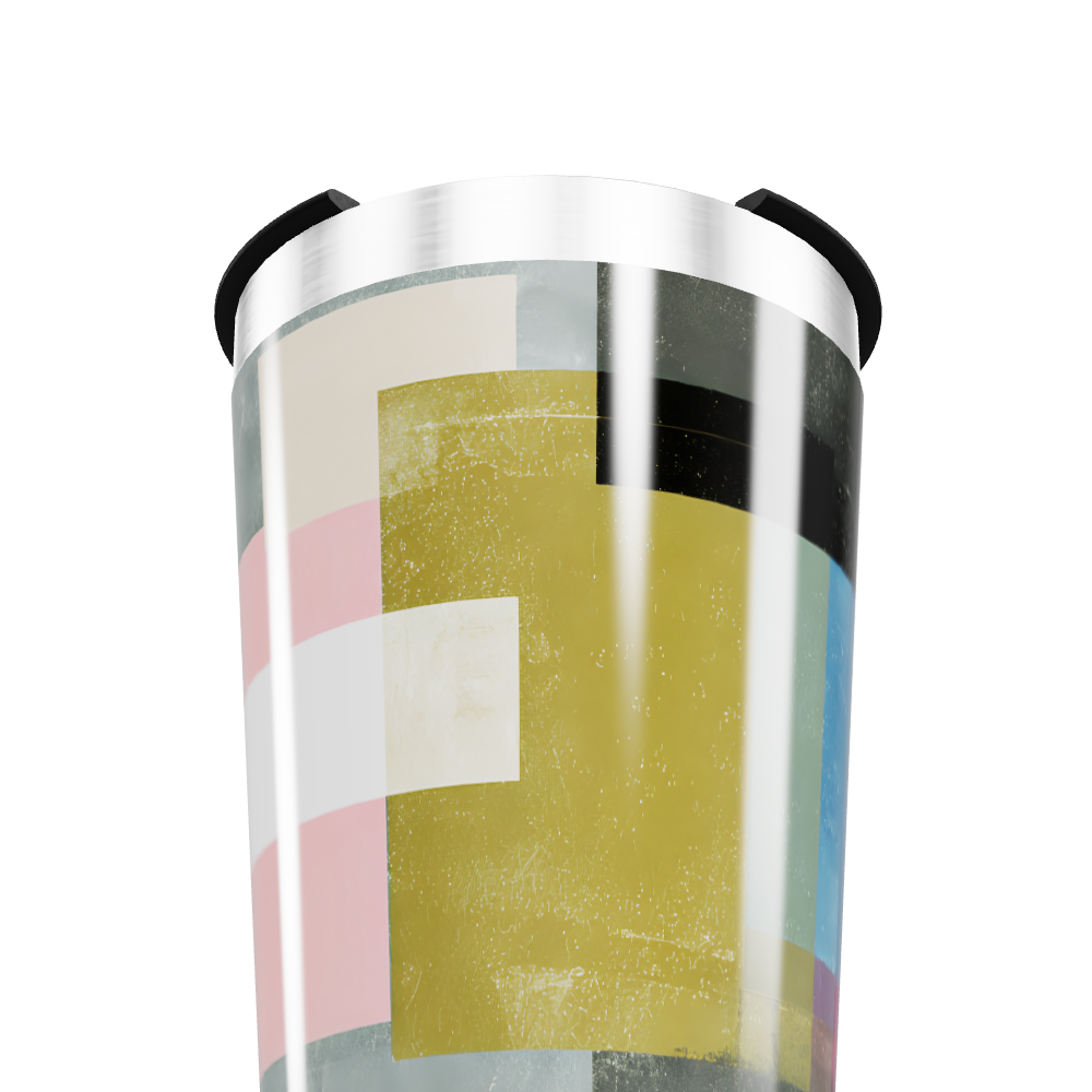 Copo Térmico - Estampa Geométrica Colorida
