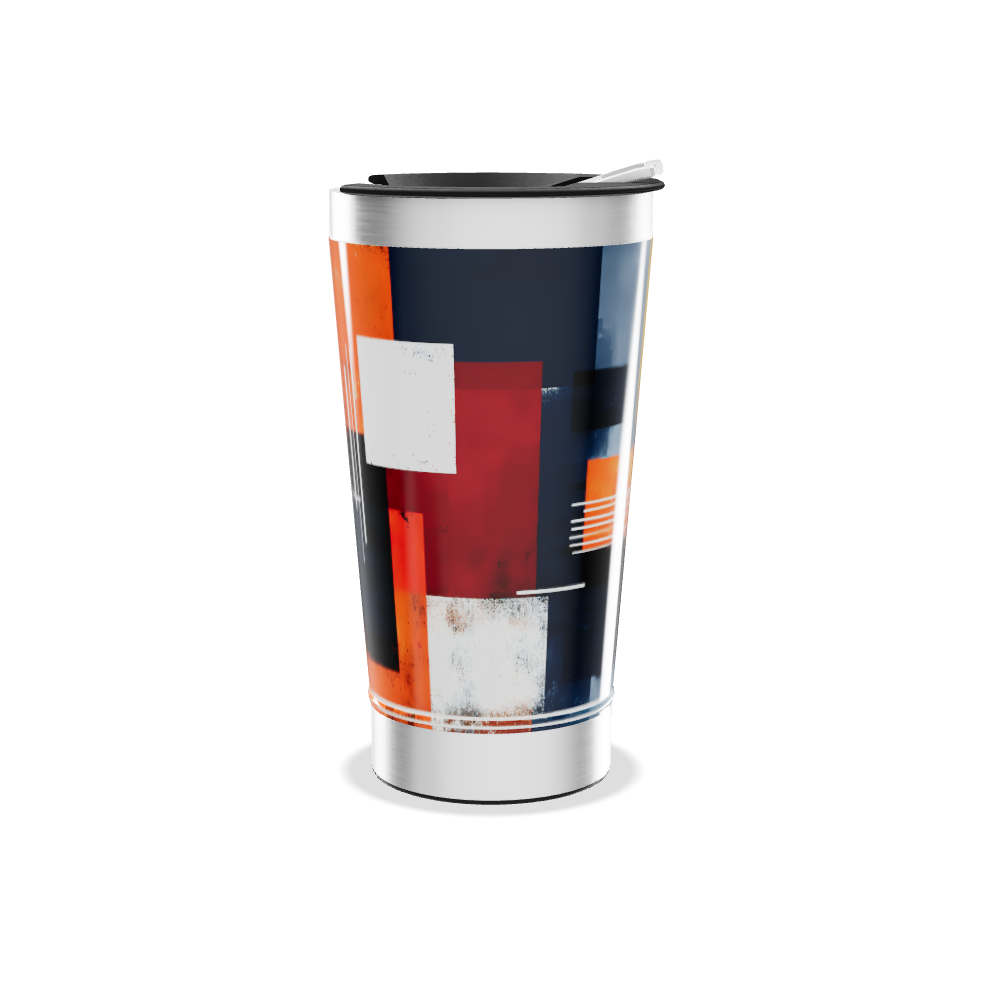 Copo Térmico - Arte Colorida Inox