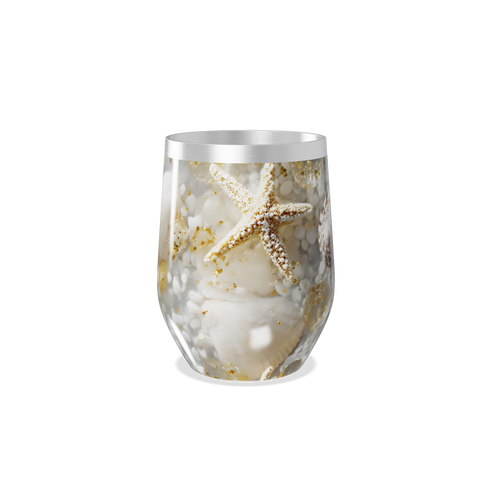 Copo Térmico Slim - Transparente com Estrela-do-mar