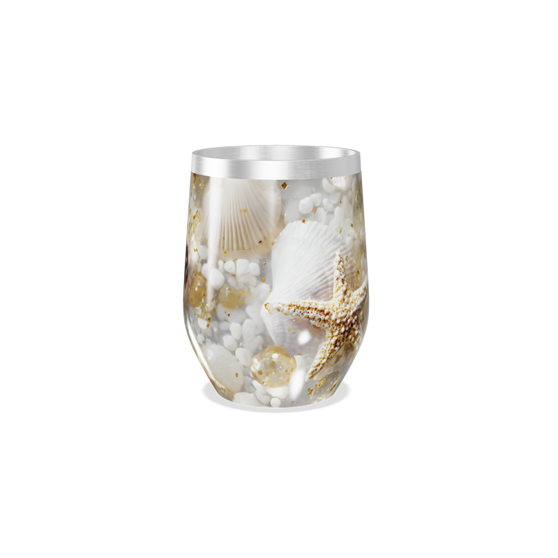 Copo Térmico Slim - Transparente com Estrela-do-mar