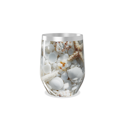Copo Térmico Slim - Estampa Conchas Marinhas