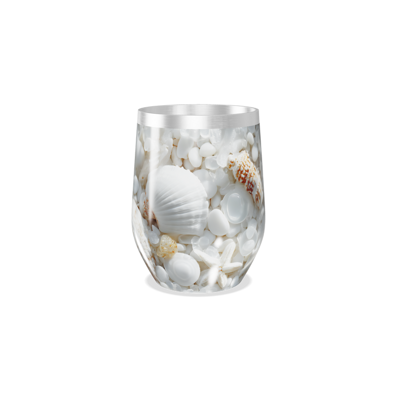Copo Térmico Slim - Estampa Conchas Marinhas