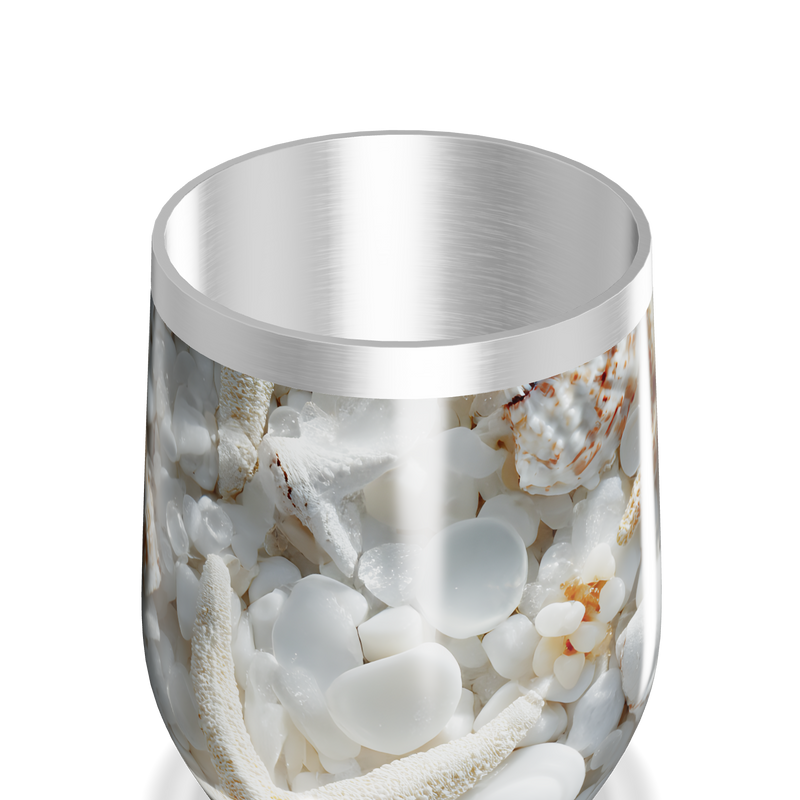 Copo Térmico Slim - Estampa Conchas Marinhas