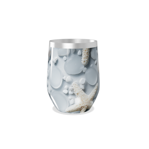 Copo Térmico Slim - Estampa Praia Estrelas