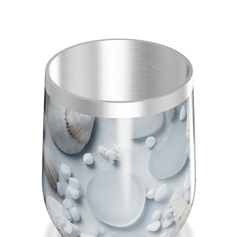 Copo Térmico Slim - Estampa Praia Estrelas