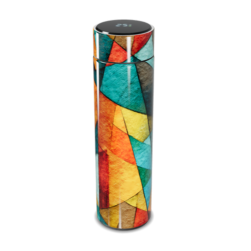 Garrafa Térmica Touch - Colorida Abstrata