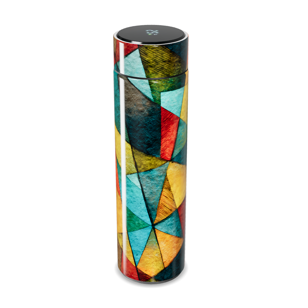 Garrafa Térmica Touch - Colorida Abstrata