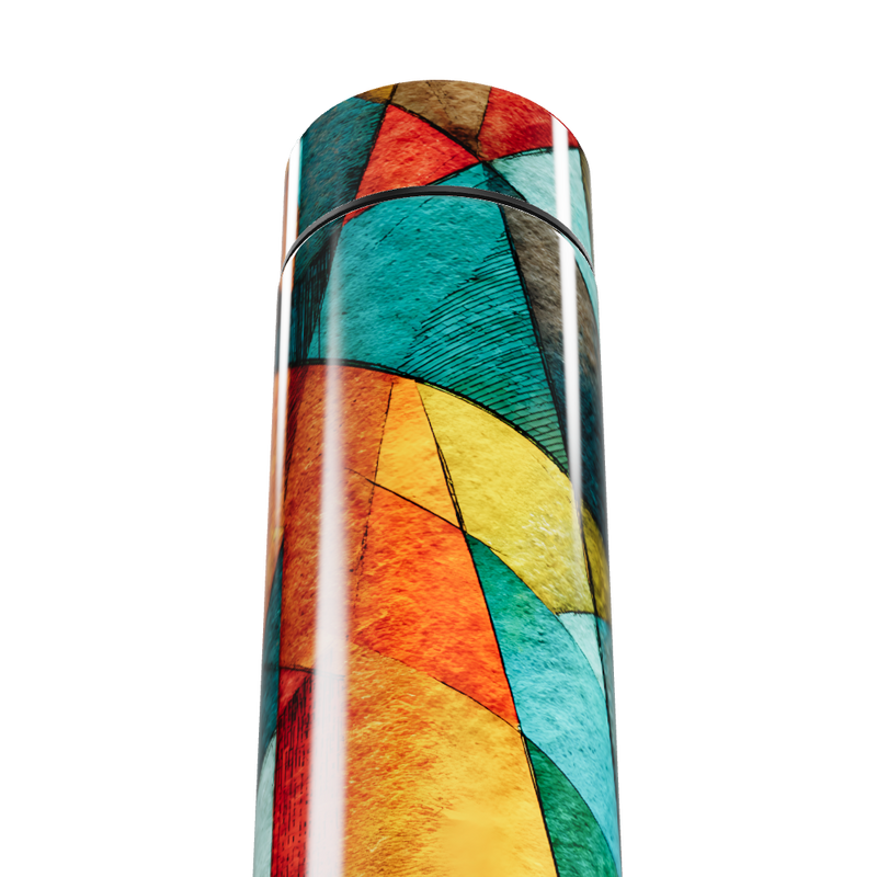 Garrafa Térmica Touch - Colorida Abstrata