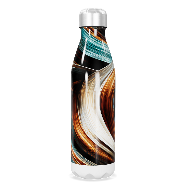 Garrafa Inox - Estampa Abstrata Colorida