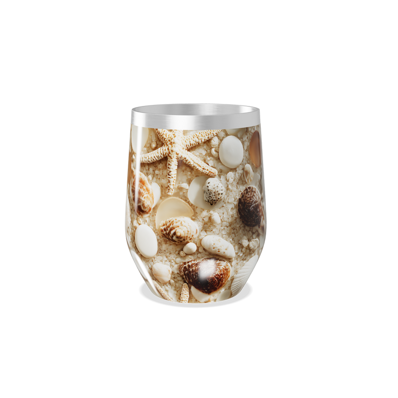 Copo Térmico Slim - Conchas Marinhas Aço Inox