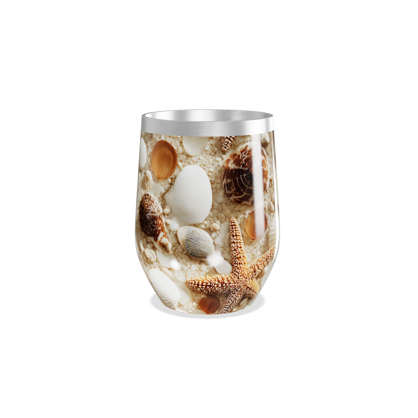 Copo Térmico Slim - Conchas Marinhas Aço Inox