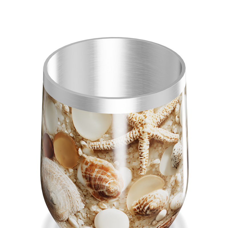 Copo Térmico Slim - Conchas Marinhas Aço Inox