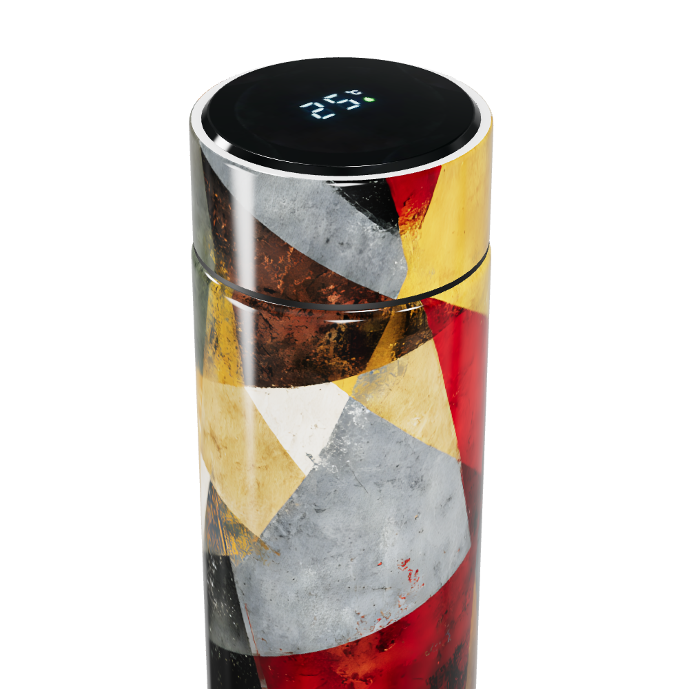 Garrafa Térmica Touch - Abstrata Colorida