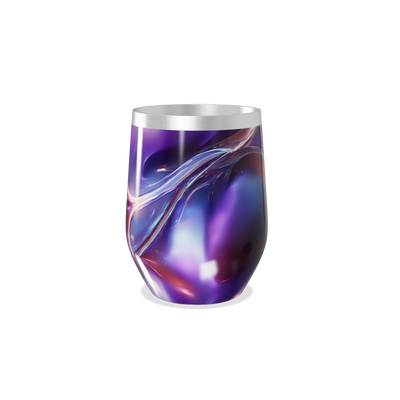 Copo Térmico Slim - Roxo Metálico Abstrato