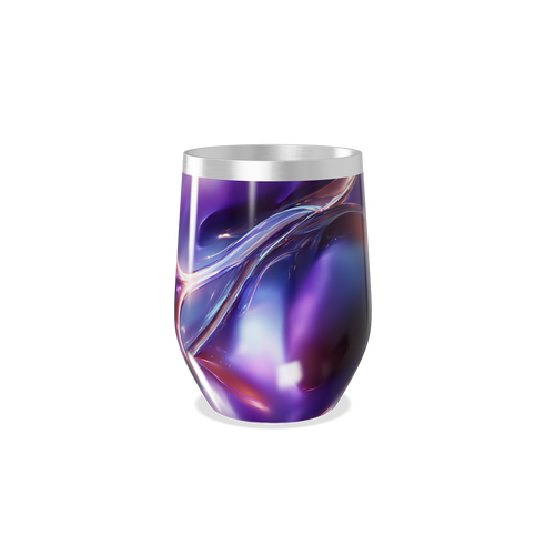 Copo Térmico Slim - Roxo Metálico Abstrato