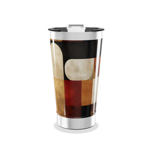 Copo Térmico - Estampa Geométrica Colorida