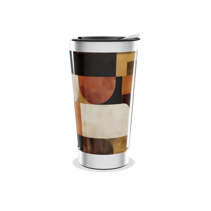 Copo Térmico - Estampa Geométrica Colorida