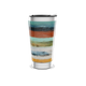 Copo Térmico - Estampa Listrada Colorida