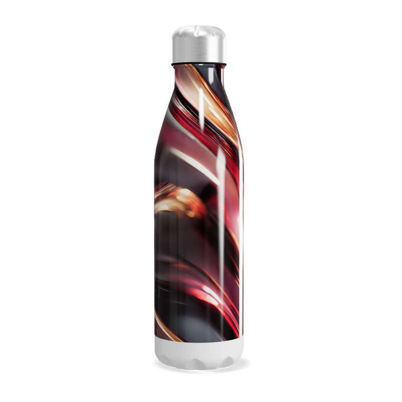 Garrafa Inox - Estampa Abstrata Colorida