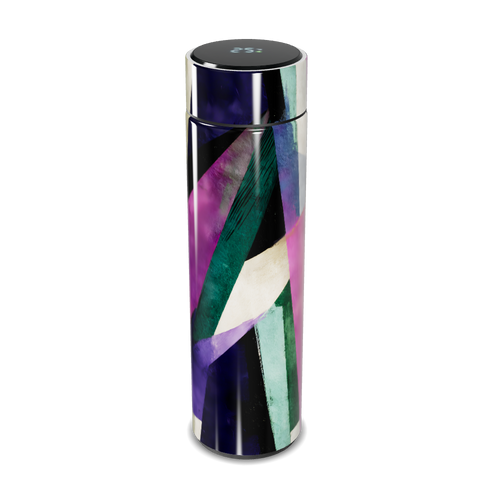 Garrafa Térmica Touch - Estampa Colorida Abstrata