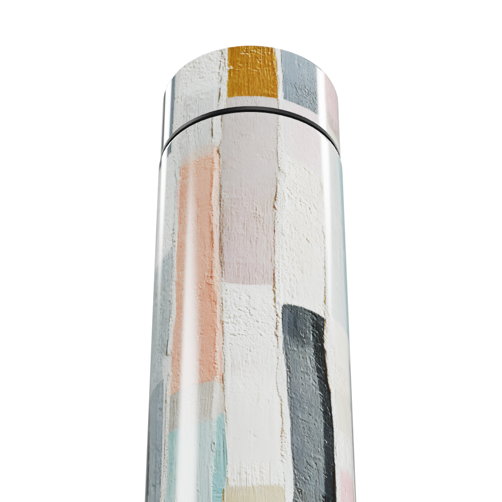 Garrafa Térmica Touch - Estampa Abstrata Colorida