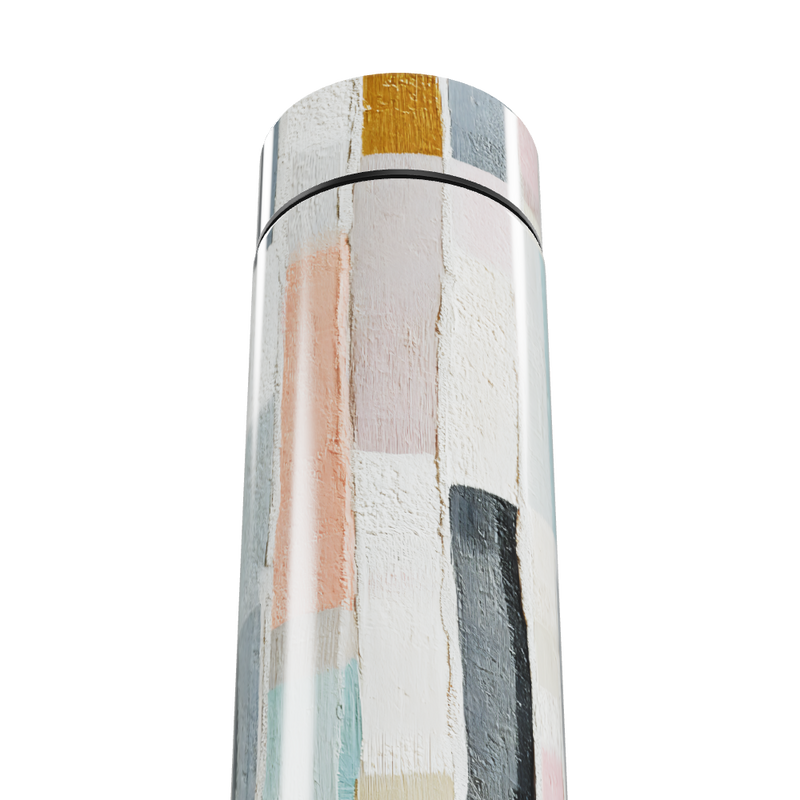 Garrafa Térmica Touch - Estampa Abstrata Colorida