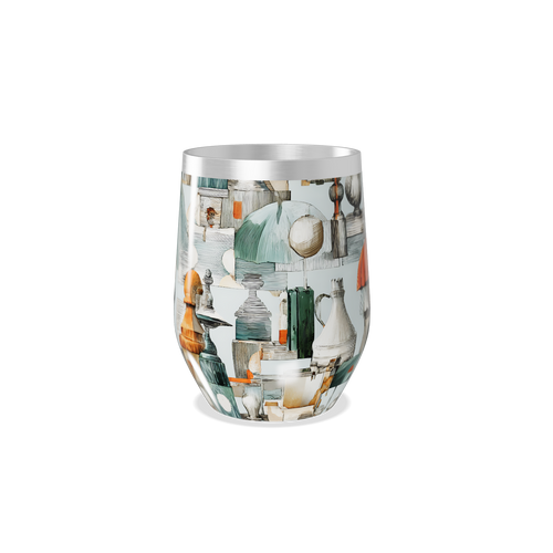 Copo Térmico Slim - Estampado Abstrato Colorido