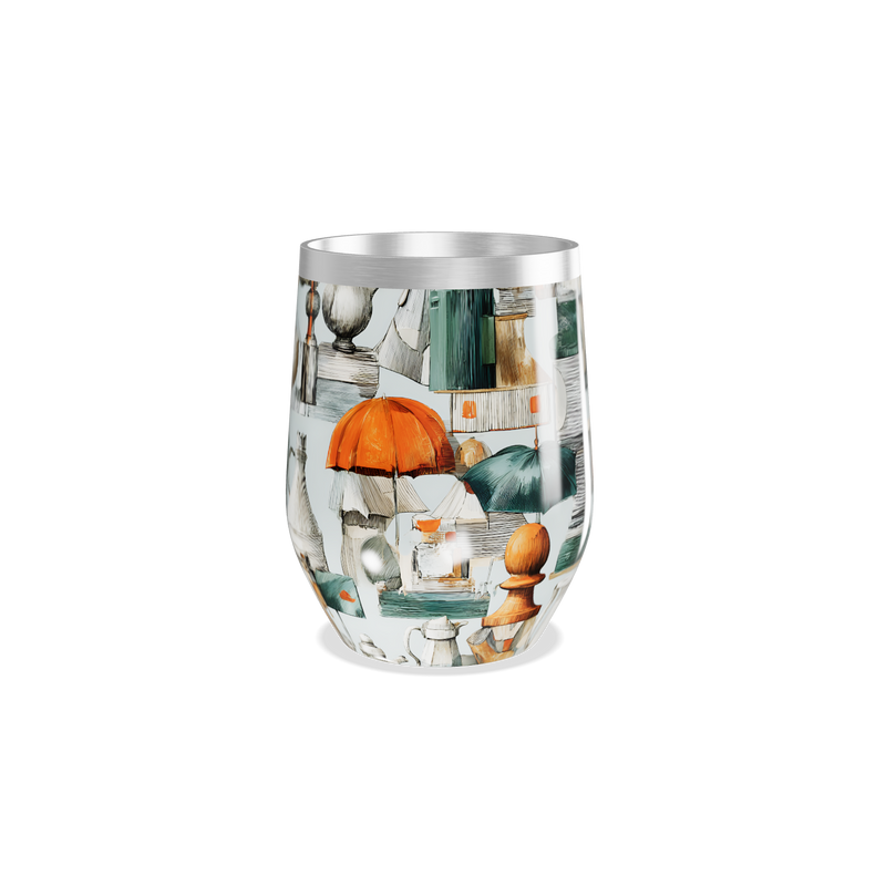 Copo Térmico Slim - Estampado Abstrato Colorido