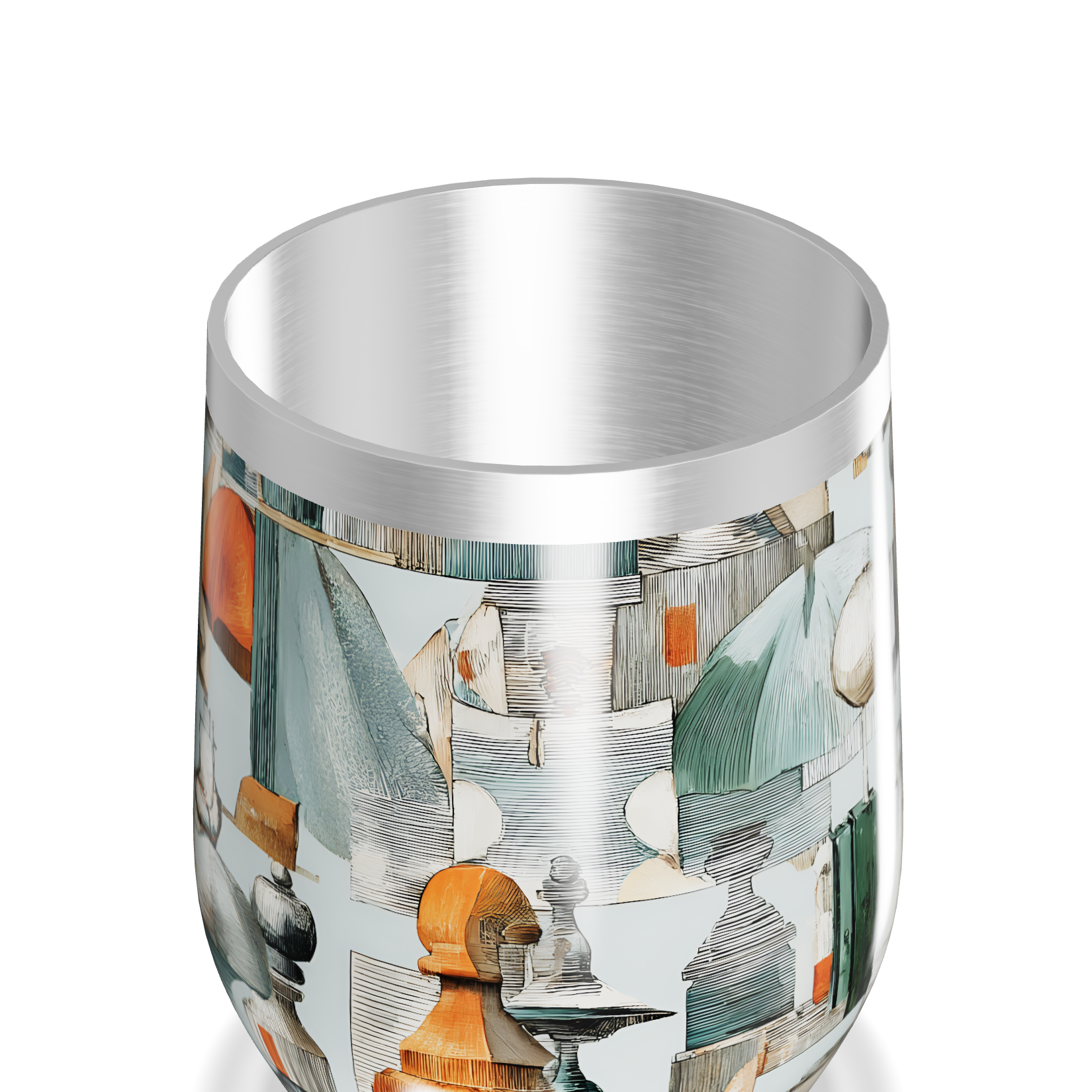 Copo Térmico Slim - Estampado Abstrato Colorido