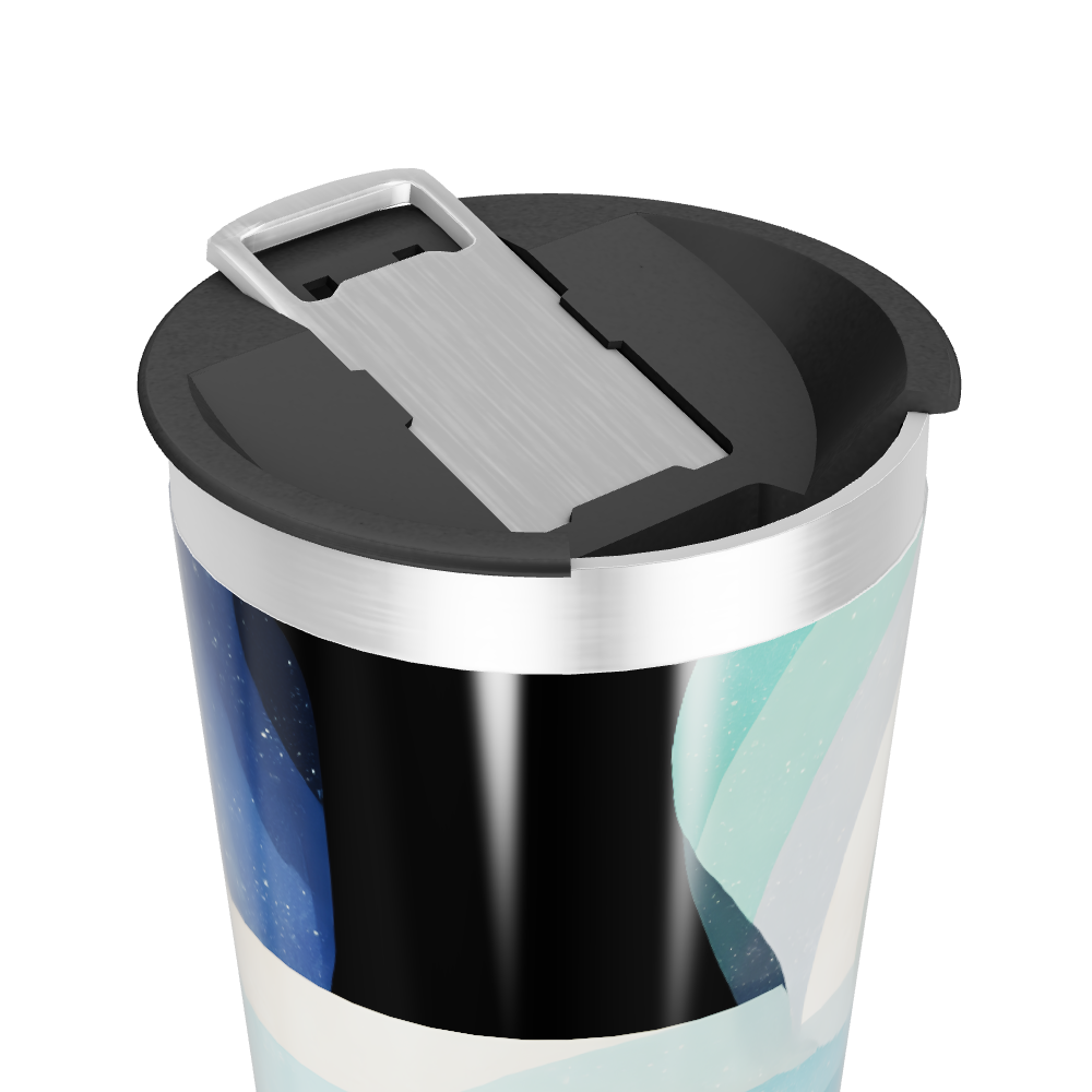 Copo Térmico - Estampa Ondas Azul