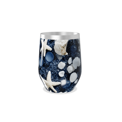 Copo Térmico Slim - Estampa Oceano Azul